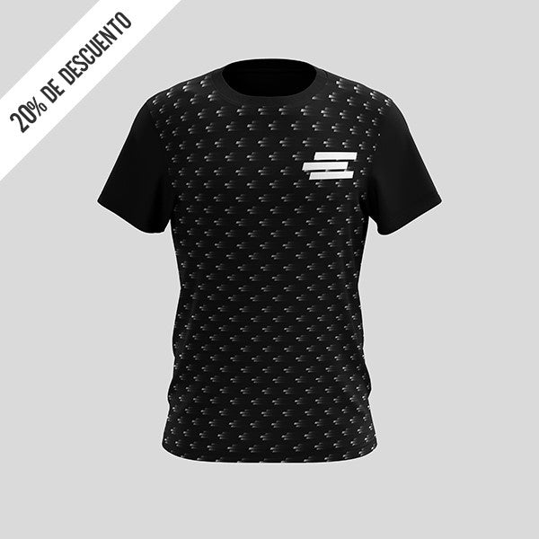 Playera Entrenamiento Logo Blanco Caballero