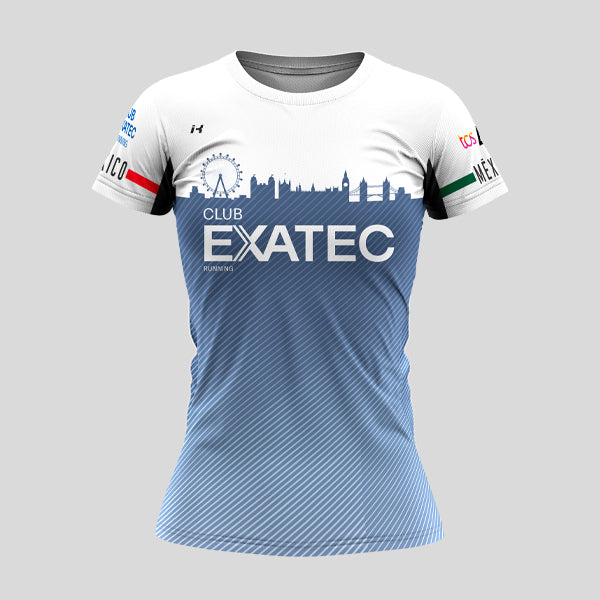 Playera Oficial Club EXATEC London Marathon  corte Dama