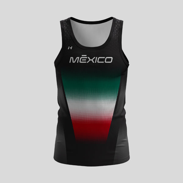 Playera Tirantes  Caballero Black "Ponte la de México" 4.0