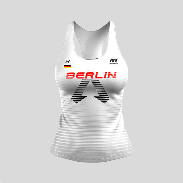 ARDENNAS 2.0 Tank top Dama Competition Blanca Edicion Maraton Monterrey