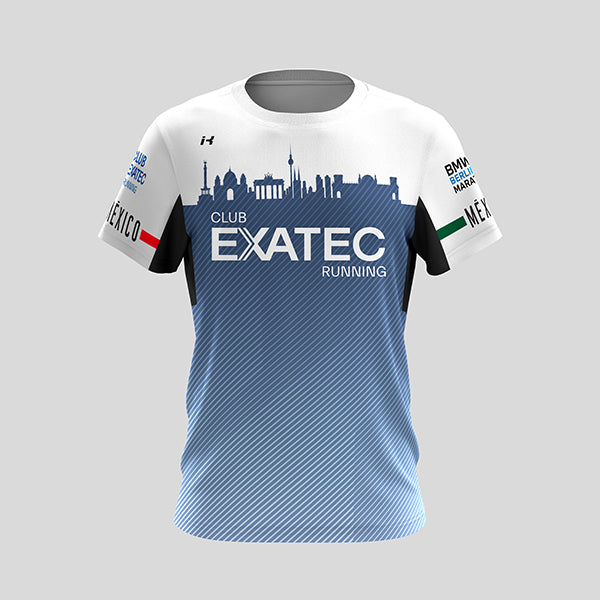Playera Oficial Club EXATEC London Marathon  corte Caballero.