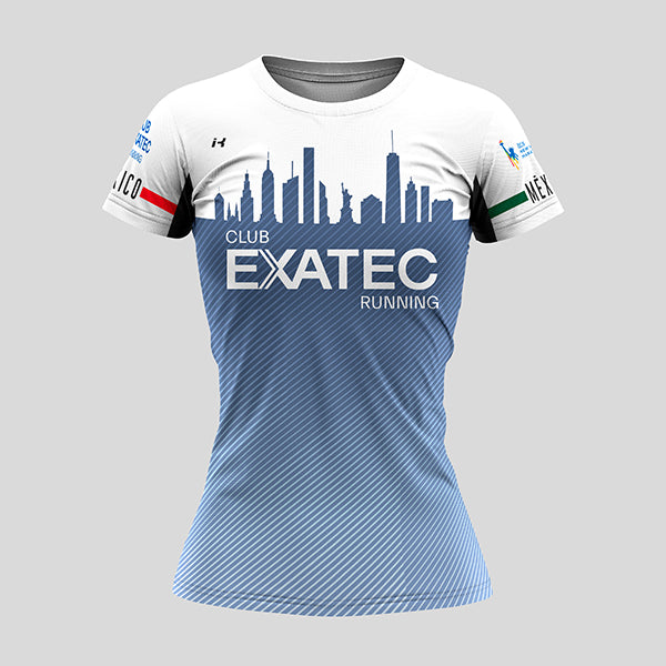 Playera Oficial Club EXATEC New York Marathon  corte Dama