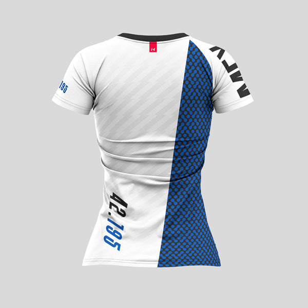 Playera de entrenamiento Dama Logo Blanco - IKIGAI Sports Wear
