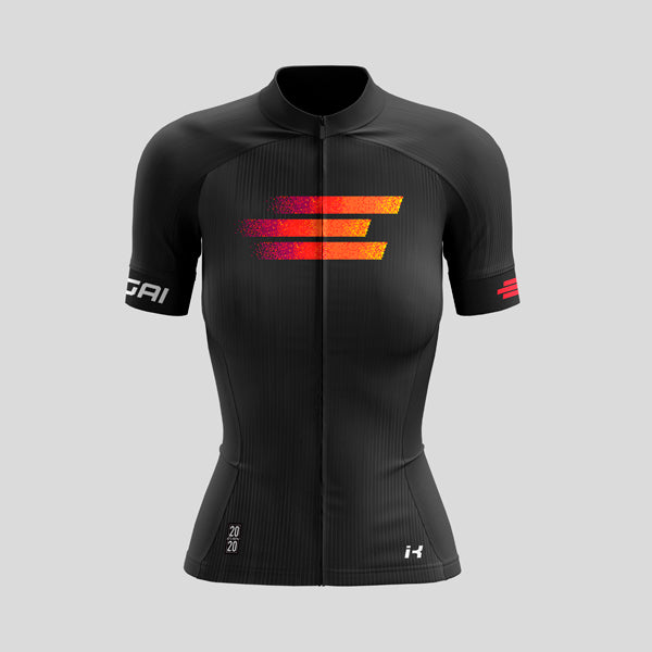Jersey Ciclismo Elite Black Fun Dama